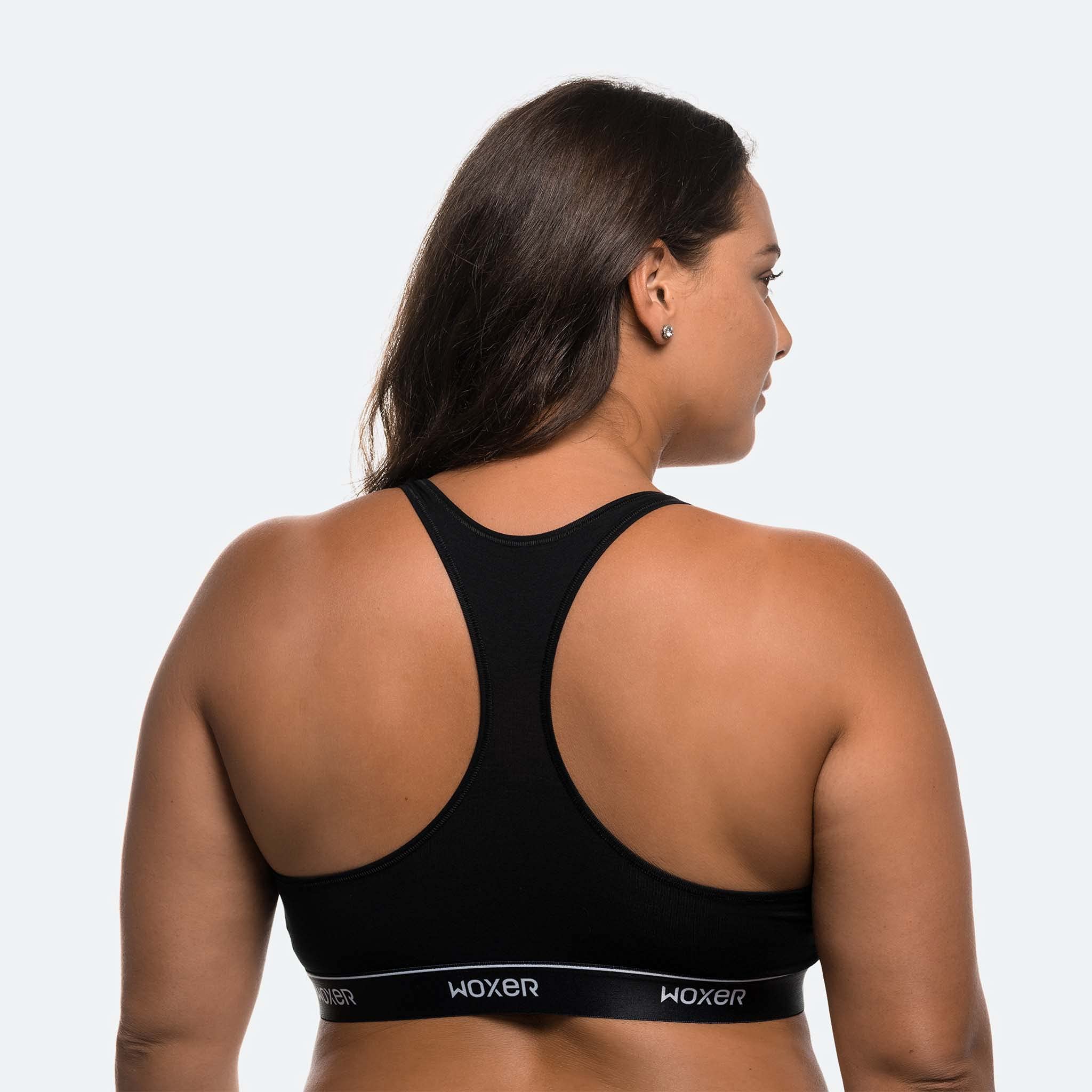 Woxer Boss Bralette for Women – Wireless, Seamless Racerback – Modal Sports Bra, Lounge, Sleep Bralette, Wireless Bra - Image 3