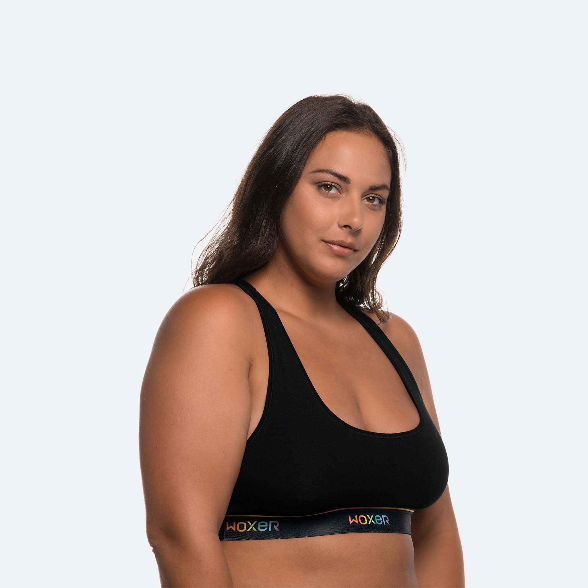 Woxer Boss Bralette for Women – Wireless, Seamless Racerback – Modal Sports Bra, Lounge, Sleep Bralette, Wireless Bra - Image 3