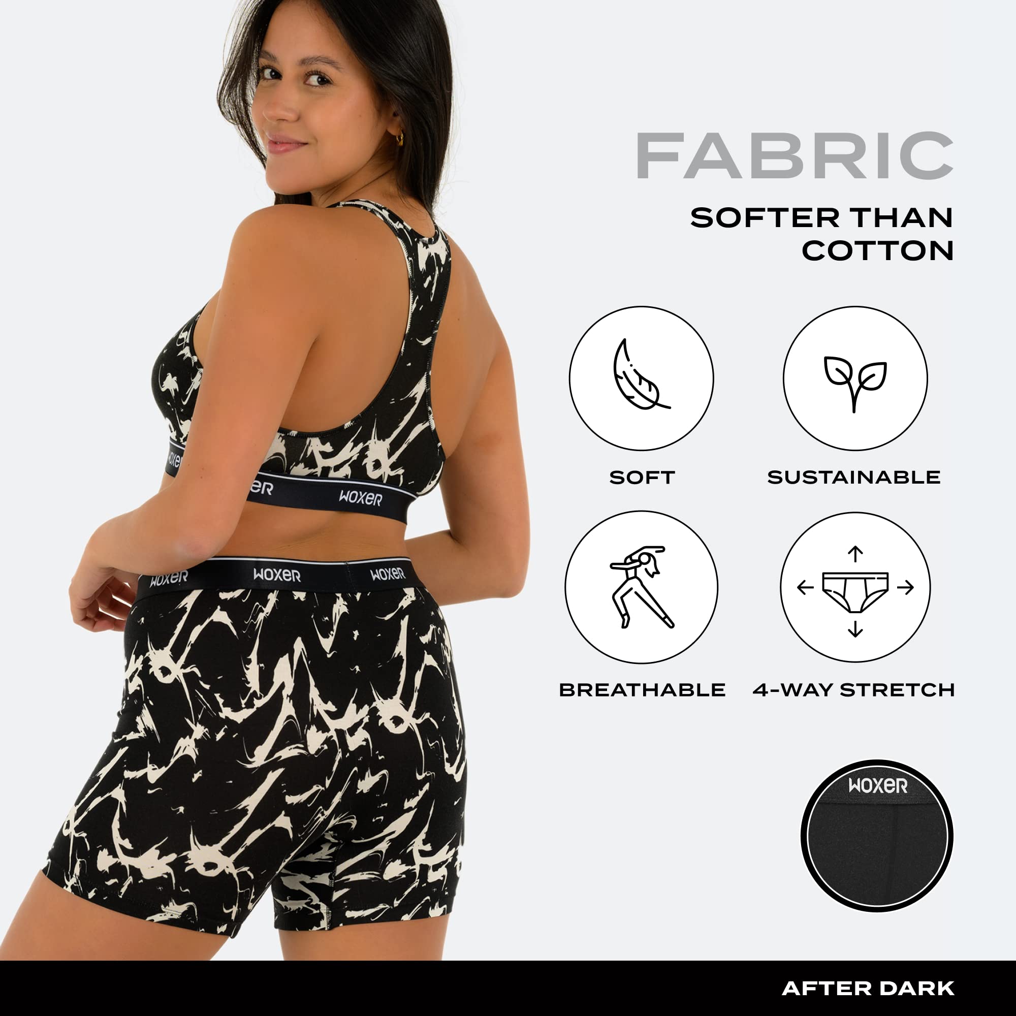 Woxer Womens Baller 5" High Waisted Boy Shorts Underwear – Seamless Boxer Briefs, Boyshort Panties, No Show Women’s Boxers - Image 3