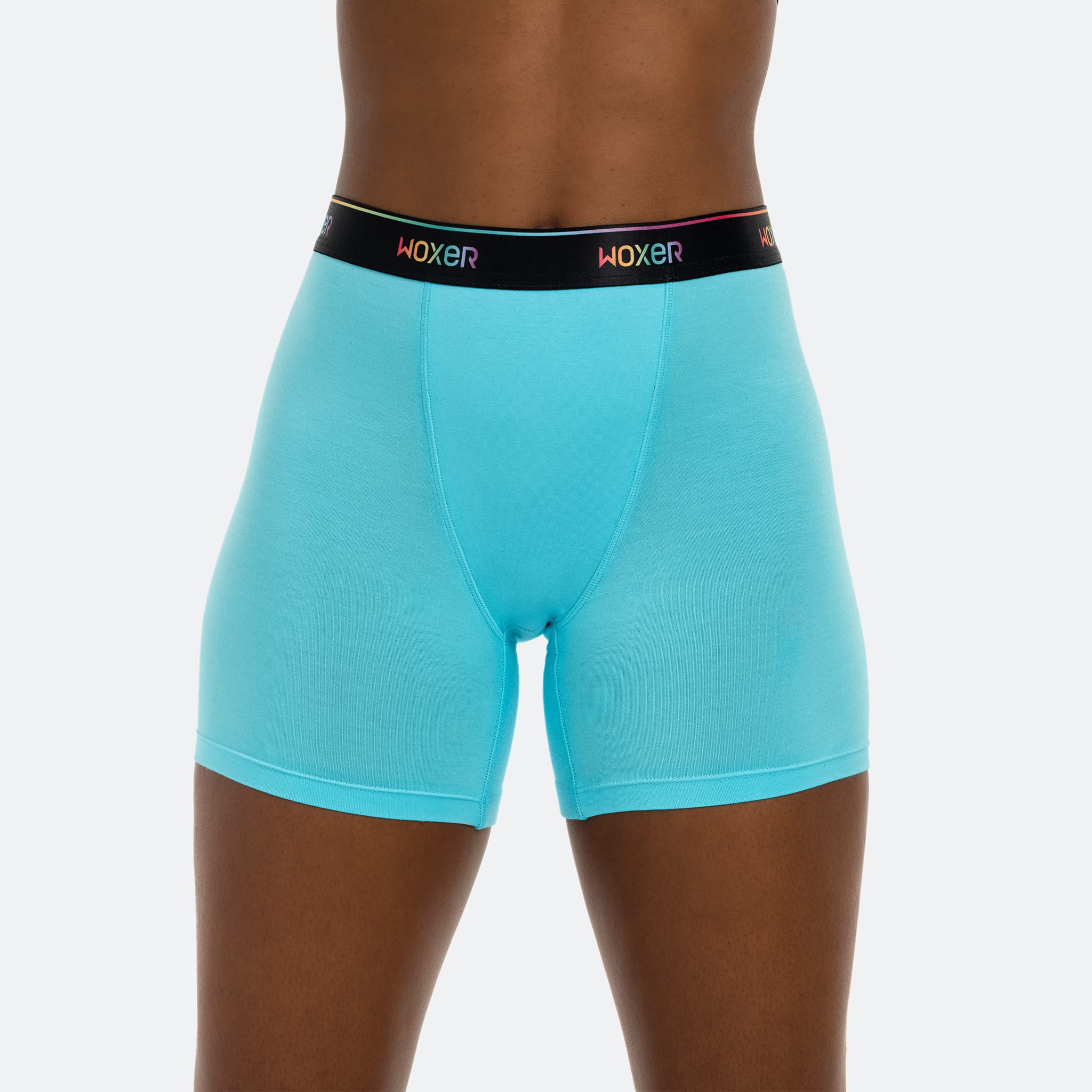 Woxer Womens Baller 5" High Waisted Boy Shorts Underwear – Seamless Boxer Briefs, Boyshort Panties, No Show Women’s Boxers - Image 3